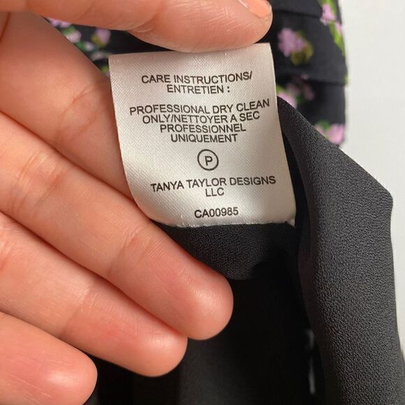 Tanya Taylor Pansy Floral Puff-Sleeve Flounce Mini Dress - Picture 6 of 12